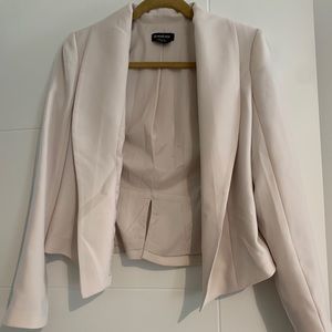 Bebe Cream Tailored Blazer